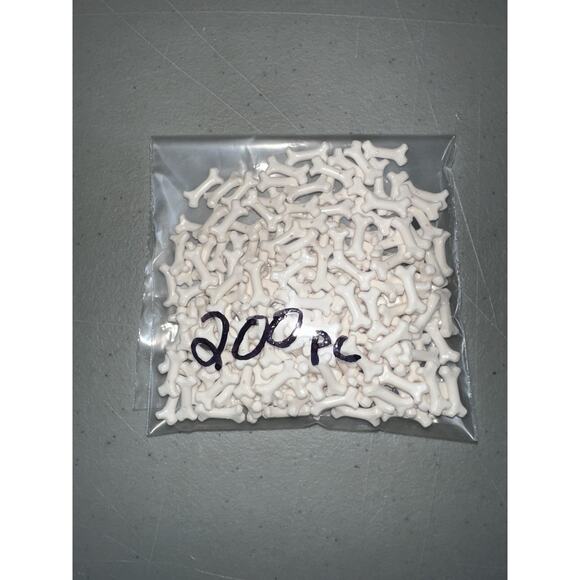 Lot of 200 LEGO Dog Bone Short White 93160 New - Picture 6 of 6